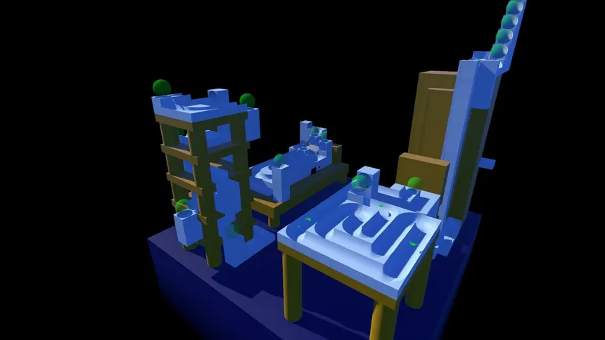 Скриншот 4 к игре Marble Puzzles