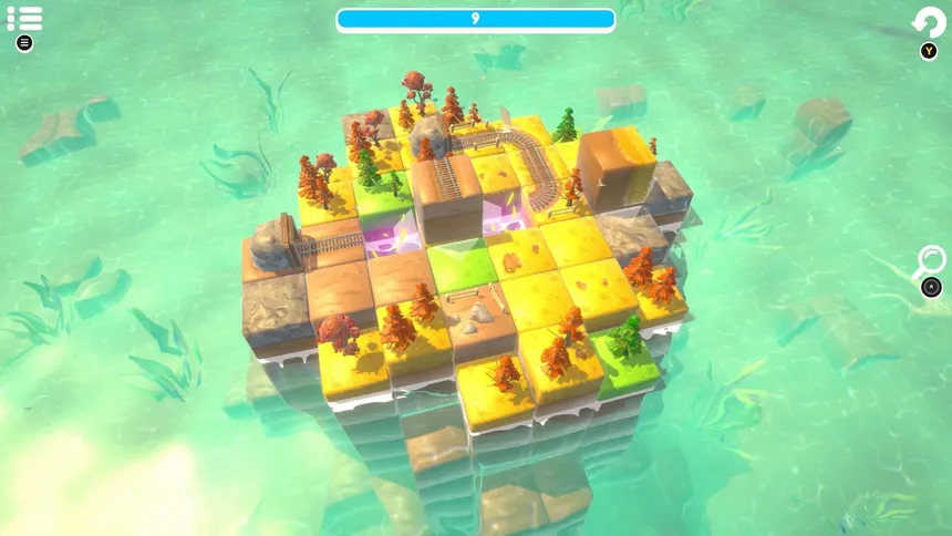 Скриншот 1 к игре Cube Railway - Puzzle