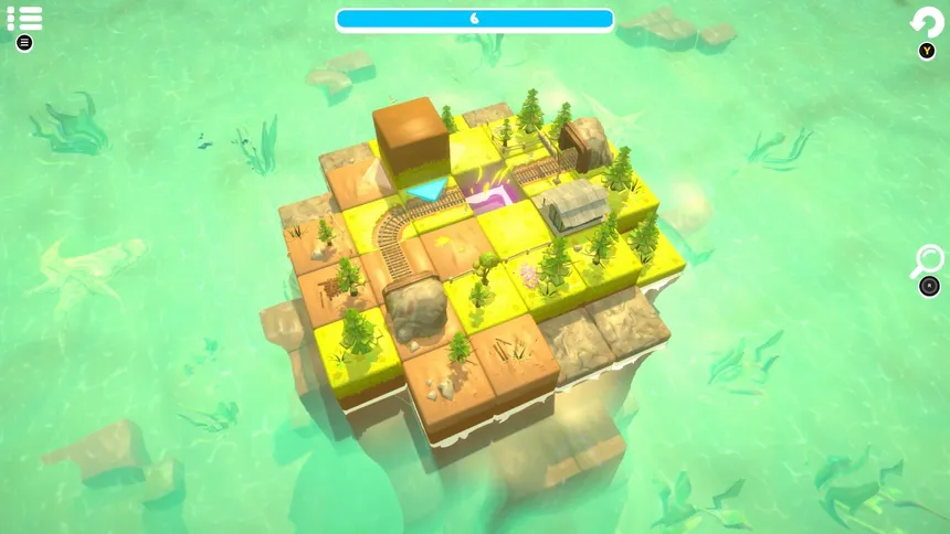 Скриншот 3 к игре Cube Railway - Puzzle