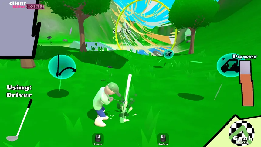 Скриншот 1 к игре Golf Rush