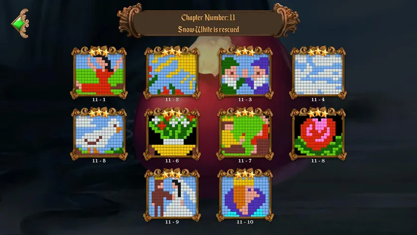 Скриншот 2 к игре Fables Mosaic: Snow White and the Seven Dwarfs