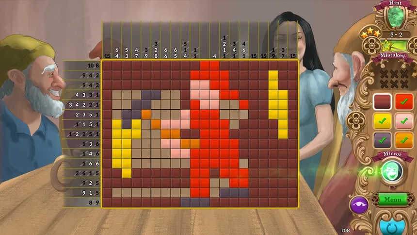 Скриншот 7 к игре Fables Mosaic: Snow White and the Seven Dwarfs