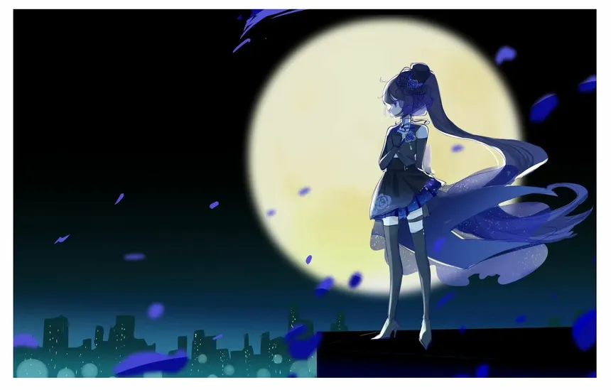 Скриншот 2 к игре 夜空色的魔法少女 - Nightsky Blue Magical Girl