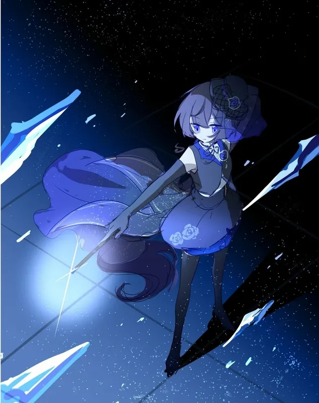 Скриншот 3 к игре 夜空色的魔法少女 - Nightsky Blue Magical Girl