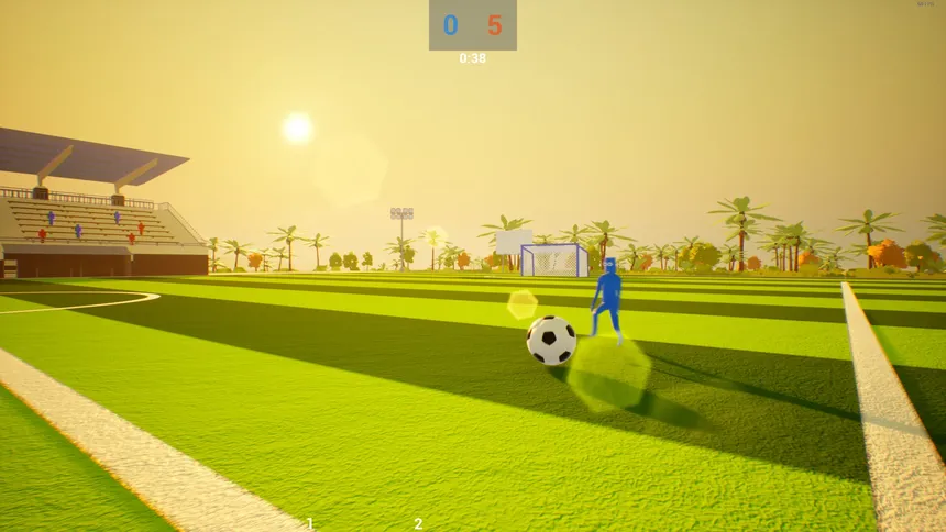 Скриншот 2 к игре Goofy Little Soccer Match