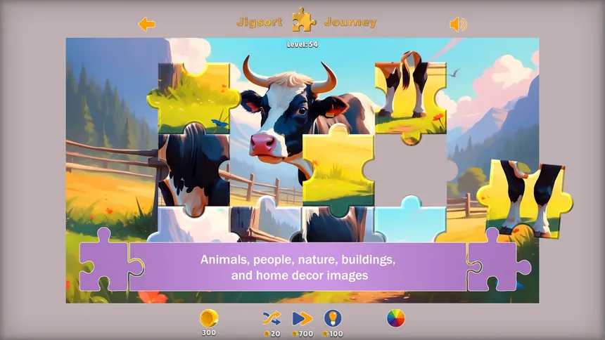 Скриншот 5 к игре Jigsort Journey: Puzzle Blend