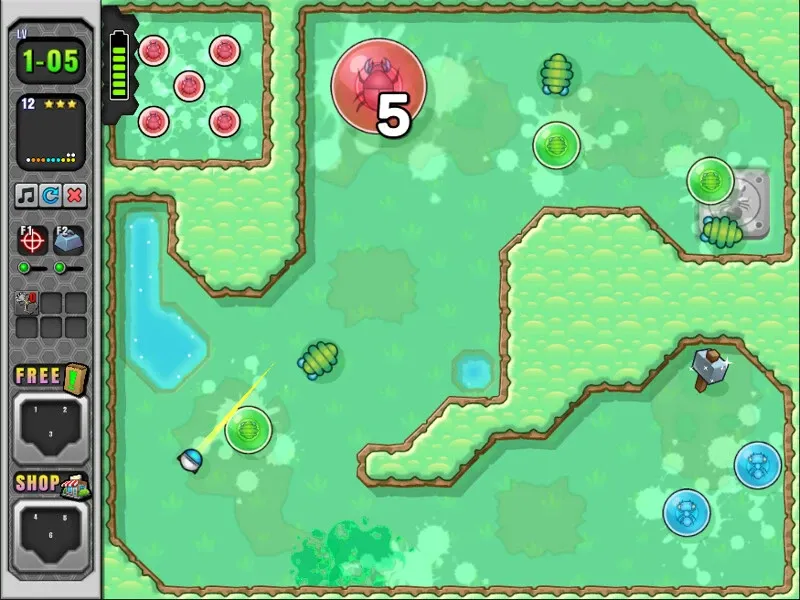 Скриншот 3 к игре Blast-a-bug!
