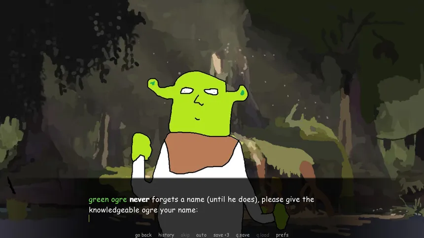 Скриншот 4 к игре green ogre gives you terrible life advice and dies