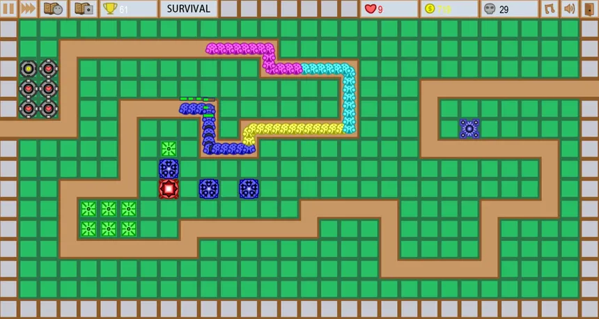 Скриншот 2 к игре Color Tower Defence