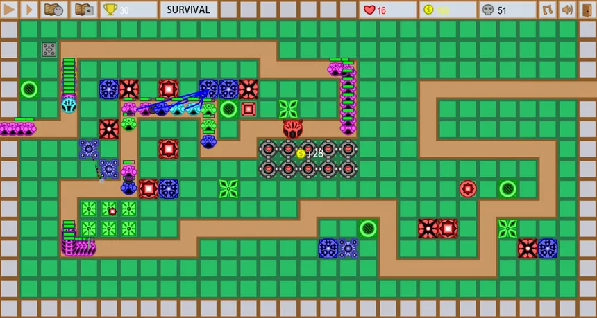 Скриншот 3 к игре Color Tower Defence