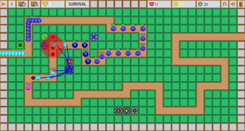 Скриншот 4 к игре Color Tower Defence