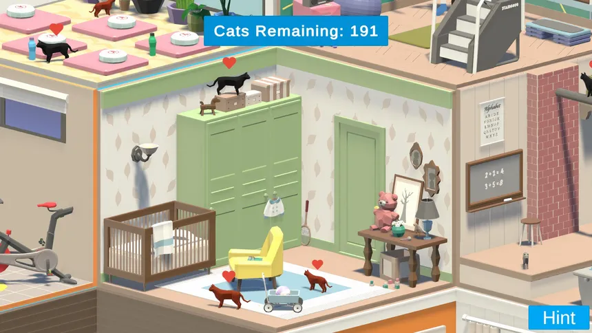 Скриншот 4 к игре 200 Hidden House Cats 🐈