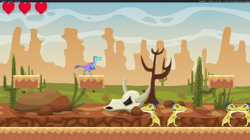 Скриншот 2 к игре Dinosaur Cousin Squad
