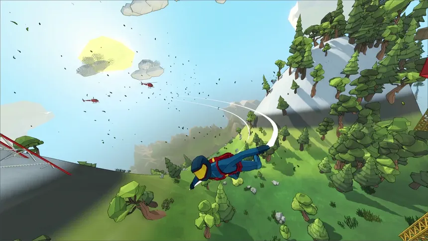 Скриншот 1 к игре Calm Skies: The Wingsuit Flying Experience