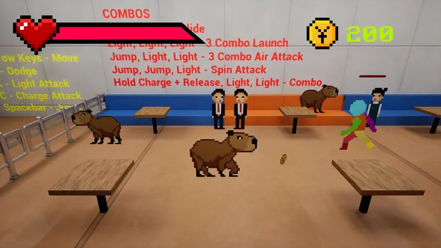 Скриншот 2 к игре Capybara Fighters!
