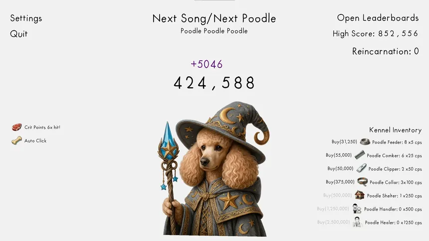 Скриншот 1 к игре Poodle Clicker