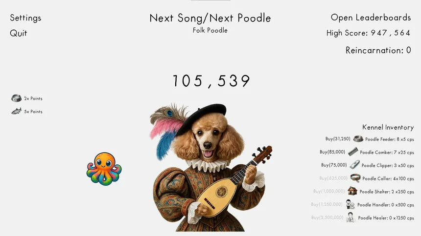 Скриншот 4 к игре Poodle Clicker