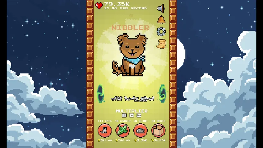 Скриншот 1 к игре Press Paws: Idle Clicker
