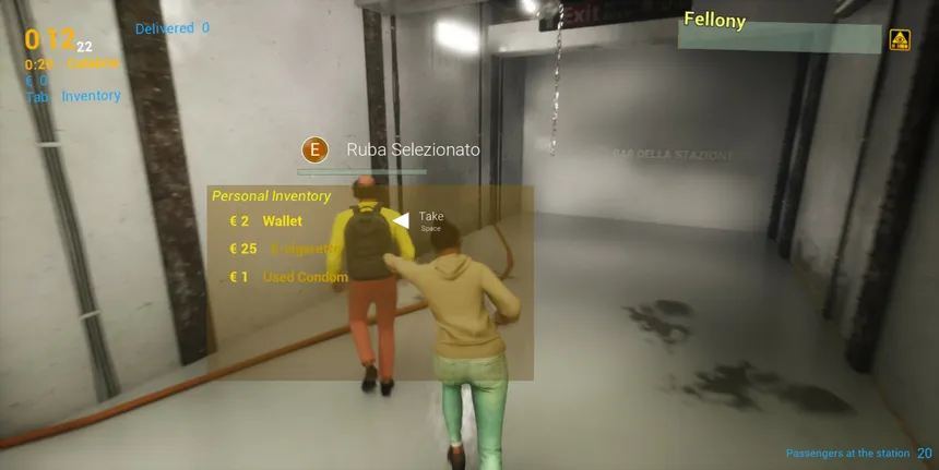 Скриншот 5 к игре ATTENZIONE PICKPOCKET!
