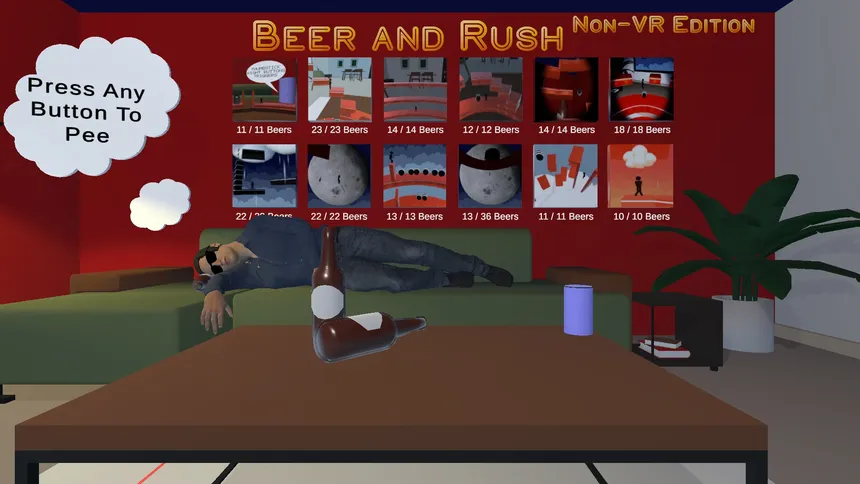 Скриншот 1 к игре Beer and Rush: Non-VR Edition