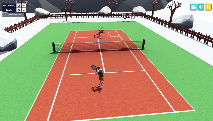 Скриншот 2 к игре Toonie Tennis