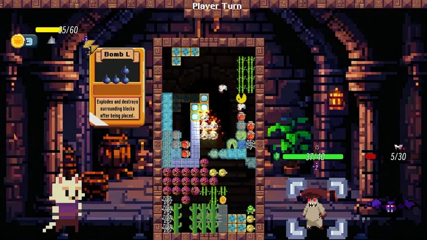 Скриншот 1 к игре Meowbrick Dungeon
