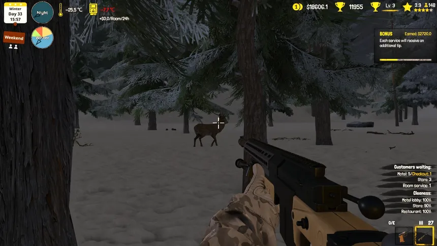 Скриншот 2 к игре Arctic Motel Simulator