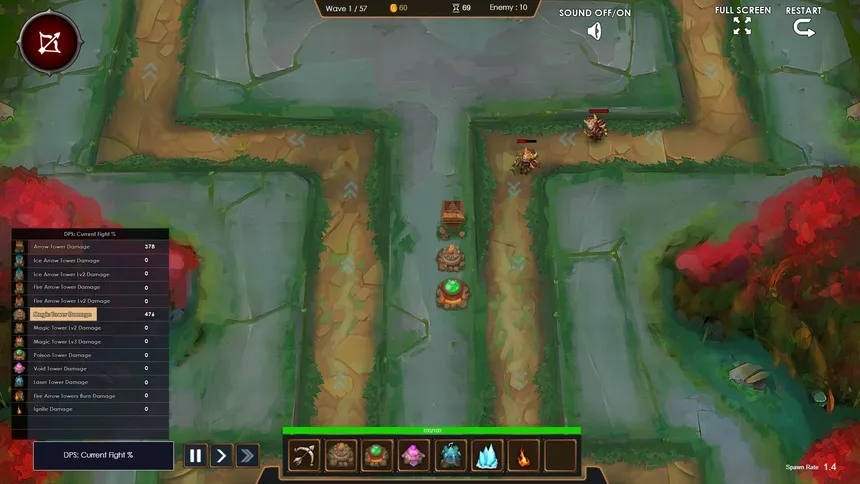 Скриншот 3 к игре Old School Tower Defense