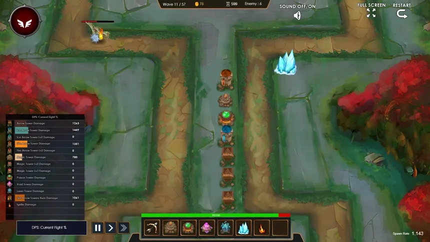 Скриншот 4 к игре Old School Tower Defense