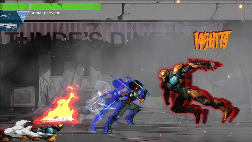 Скриншот 1 к игре Obsidian Eclipse: Azure Enforcer