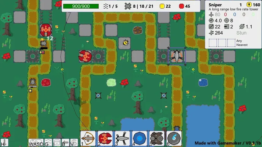Скриншот 1 к игре Bug.Splash TD
