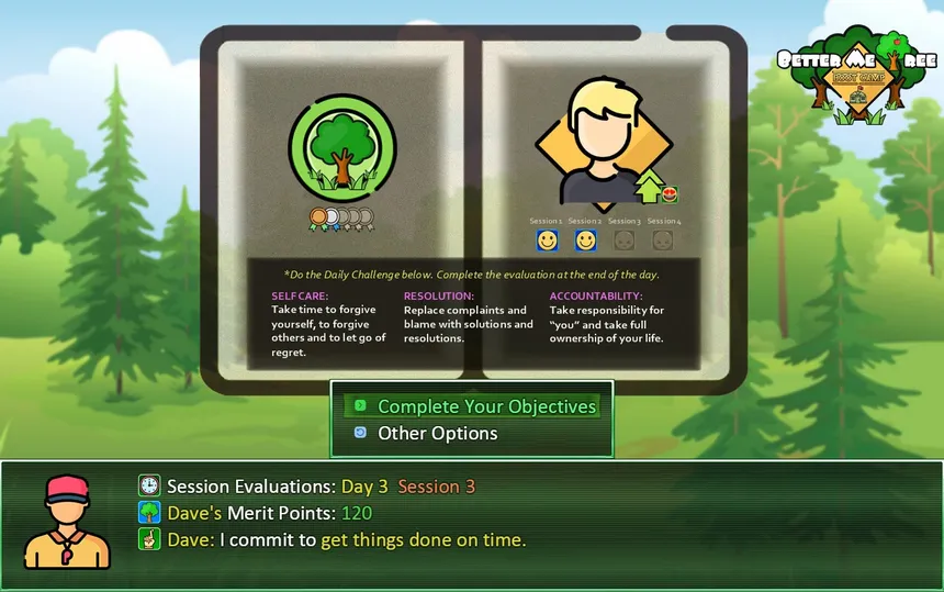 Скриншот 1 к игре Better Me Tree: Boot Camp