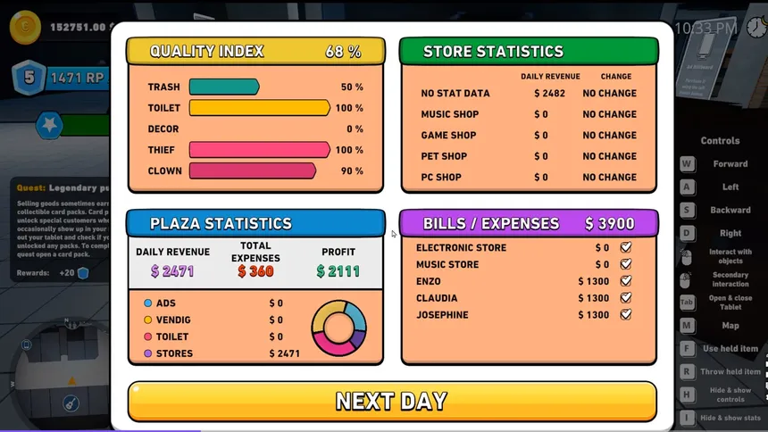 Скриншот 5 к игре MALL MANAGER SIMULATOR