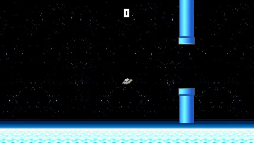 Скриншот 1 к игре Flappy Alien