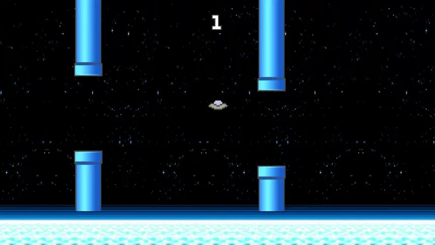 Скриншот 2 к игре Flappy Alien