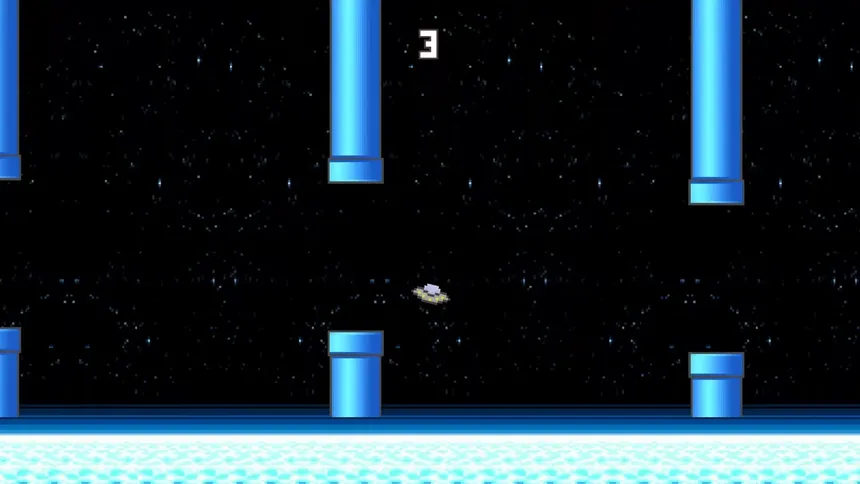 Скриншот 3 к игре Flappy Alien