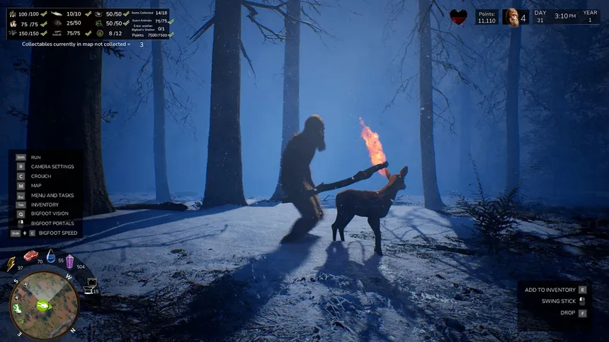 Скриншот 3 к игре Bigfoot Life