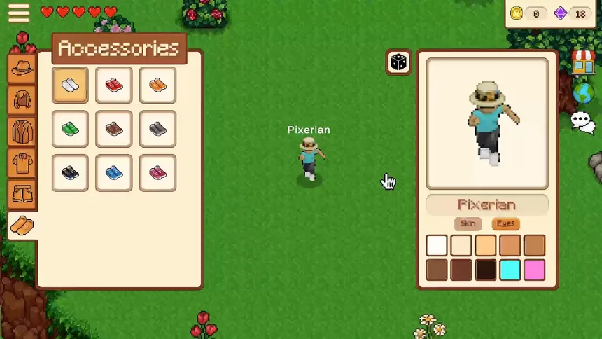 Скриншот 2 к игре Pixeria Online