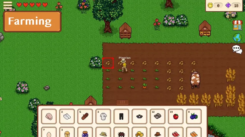 Скриншот 3 к игре Pixeria Online