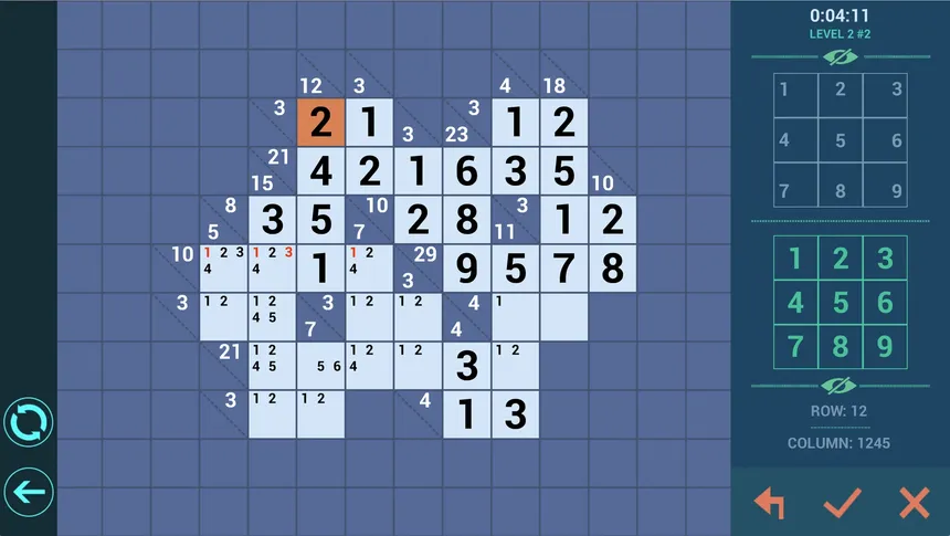 Скриншот 2 к игре Kakuro++