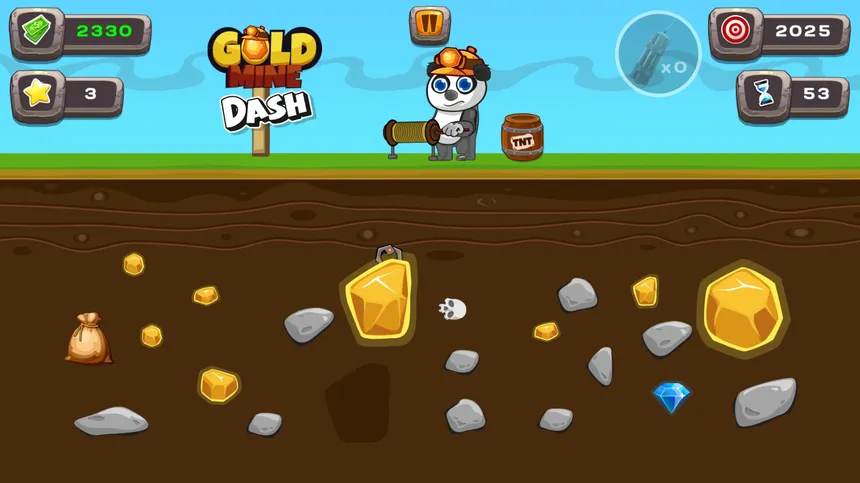 Скриншот 2 к игре Gold Mine Dash
