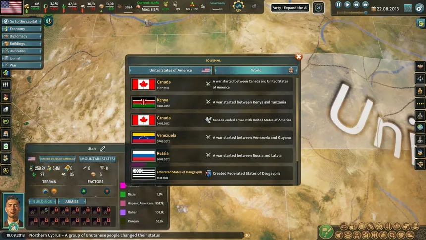 Скриншот 8 к игре Realpolitiks 3: Earth and Beyond