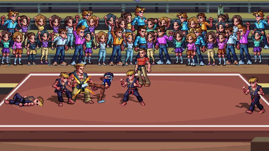 Скриншот 1 к игре The Karate Kid: Street Rumble