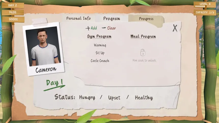 Скриншот 8 к игре Gym Camp Simulator: Prologue