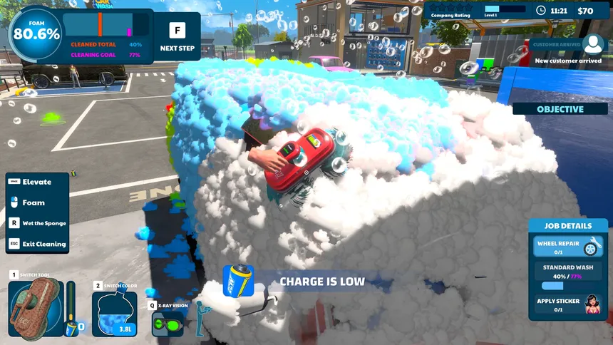 Скриншот 1 к игре Car Wash Simulator