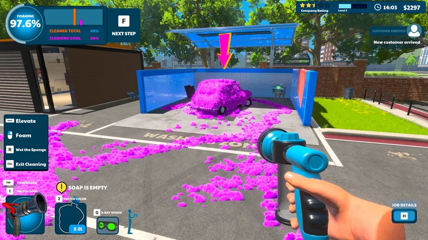 Скриншот 8 к игре Car Wash Simulator
