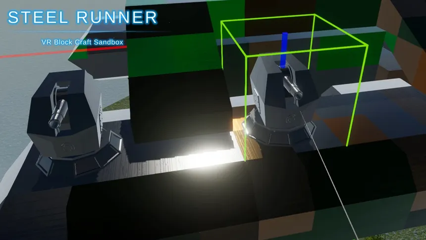 Скриншот 3 к игре Steel Runner - VR Block Craft Sandbox