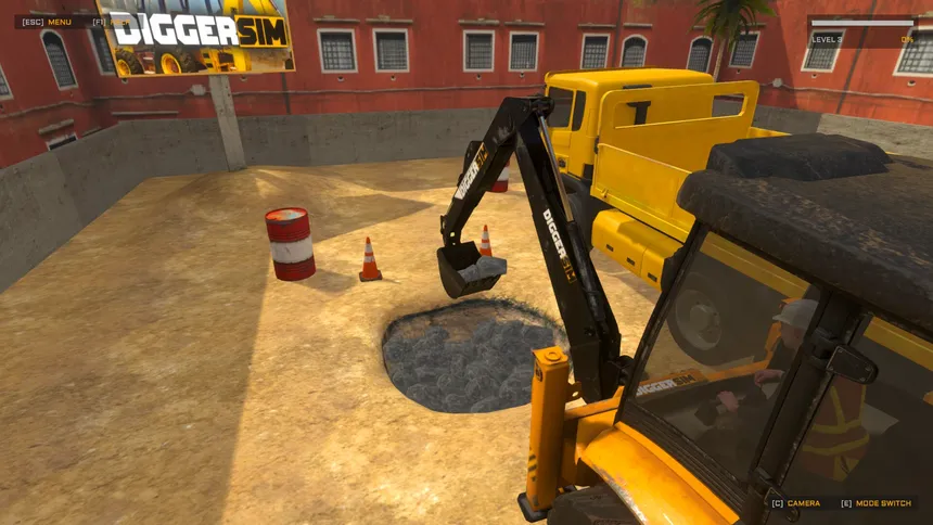 Скриншот 2 к игре DiggerSim - Excavator Simulator