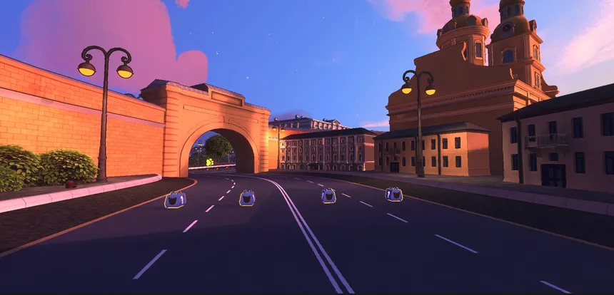 Скриншот 4 к игре Catloaf Kart Racing