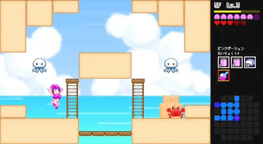 Скриншот 3 к игре ダンジョンビーチ
